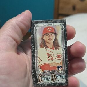 Topps Allen & Ginter 2025 Card - Red and White
